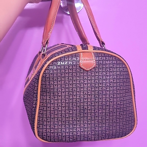 Vintage Ted Lapidus Small Sporty Duffle Handbag - Picture 2 of 3